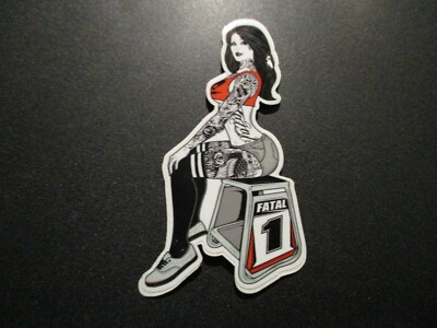 FATAL Stand 4.75 X 2.5'' STICKER skate skateboard helmet decal