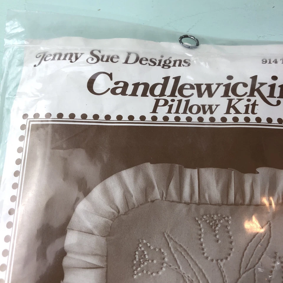 kit de travesseiro vintage Jenny Sue Designs buquê de tulipa 914 1982 - Imagem 3 de 4