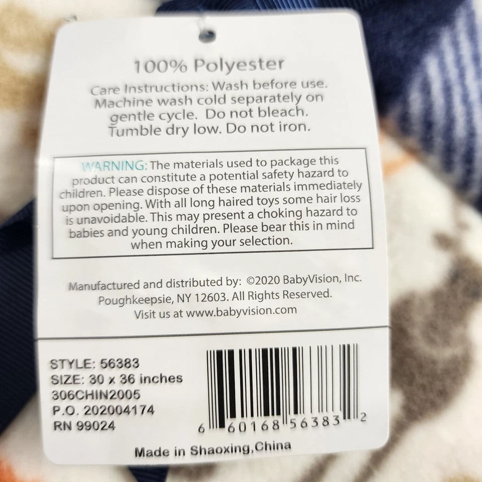 Paquete de 2 mantas de bebé Hudson Baby suaves acogedoras azules a cuadros de búfalo bosque 30x36 Foto 3 de 4