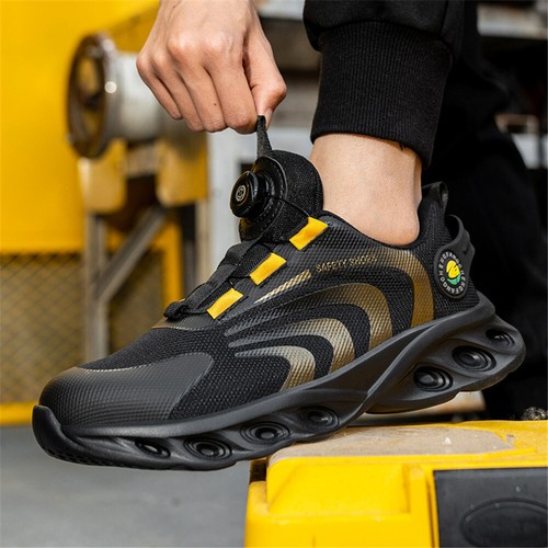 Men Steel Toe Cap Trainers Work Boots Safety Shoes Hiking Cushioning - Picture 13 of 35