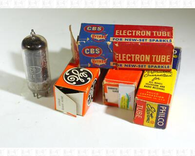 Assorted Brands 6BK5 Vacuum Tubes Tested NOS Lot Of 4 +Box