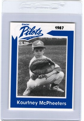 1987 Glacier Pilots KOURTNEY McPHEETERS Bat Boy ANCHORAGE Alaska RABBIT CREEK