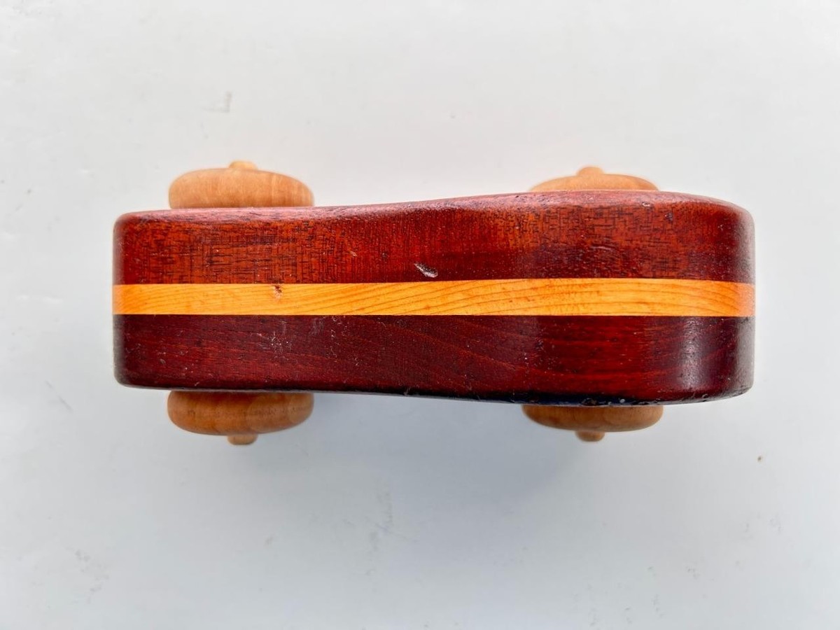 Handmade wooden inlaid race car 7