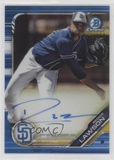 2019 Bowman Chrome Prospect Blue Refractor 73/150 Reggie Lawson #CPA-RL Auto 0g4