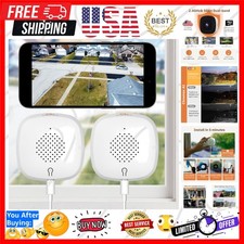 3MP 2K Window Camera,2.4GHz 5GHz WiFi Indoor Cameras for Home Security 2 Pack...