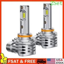 9005 LED Headlight Super Bright Bulbs Kit 6500K White 20000LM High/Low Beam 2Set