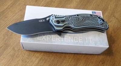 ZERO TOLERANCE New 0350PG Predator Green G-10 Tactical Folder Knife/Knives