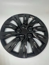 NEW Carbon Fiber 4pc 15 Inch Hub Cap Wheel Covers