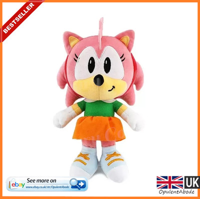 Sonic the Hedgehog Amy Rose Plüschtier Stofftier Videospiele süßes Plüschtier 25 cm