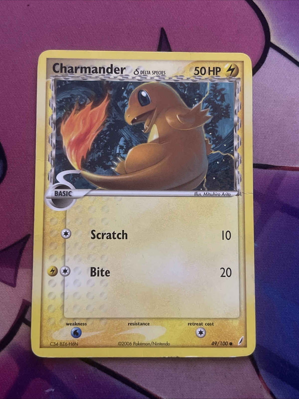 Charmander (Delta Species) 49/100 - Crystal Guardians - Common - Pokemon TCG - H