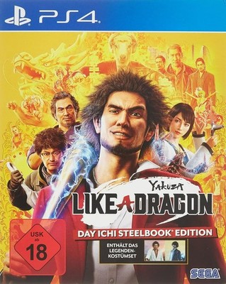 Yakuza 7 Like a Dragon Day Ichi Steelbook Edition PlayStation 4 NEU EU-Version