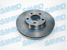 SAMKO 2x Bremsscheibe vorne belüftet für Volvo V50 MW 545 C70 II Cabriolet 542