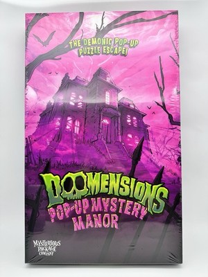 Doomensions Pop Up Mystery Manor 2023 Mysterious Package Co Puzzle Escape New