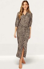 Little Mistress Womens Brown Midaxi Dress RRP £49