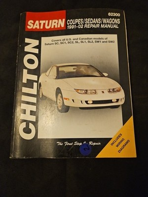 Saturn Coupes/Sedans/Wagons, 1991-2002 by Matthew E. Frederick and Haynes Haynes