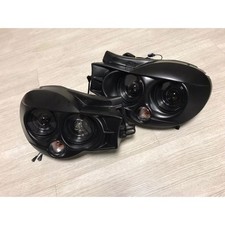 Dark Morette dual round ellipsoid headlights Subaru Impreza GD GG Bugeye 01-03