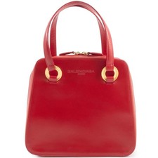 Balenciaga rote Leder kleine Handtasche Vintage authentisch