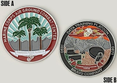Marine Corps MAGCC ''Data Training Platoon'' Challenge Coin 2#14
