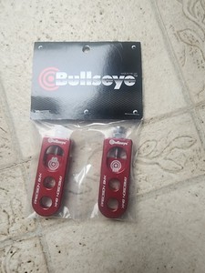 NEW BULLSEYE BMX RACEWORKS CIGAR CUTTER SINGLE BOLT CHAIN TENSIONER 3/8"  RED. 
