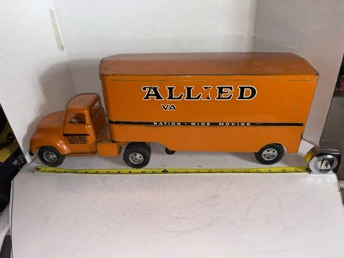 Tonka 1955 #38 Orange Allied Nation Wide Moving Truck Van