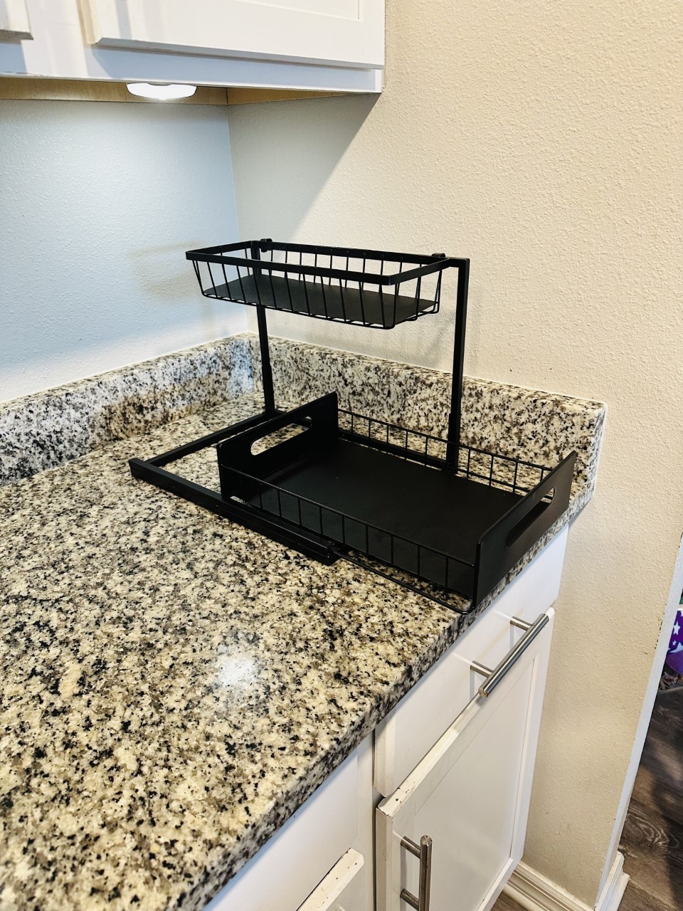 &ldquo;Under Sink Organizer &ndash; 2-Tier Adjustable Rack for Kitchen & Bathroom &ndash; Slide-Ou