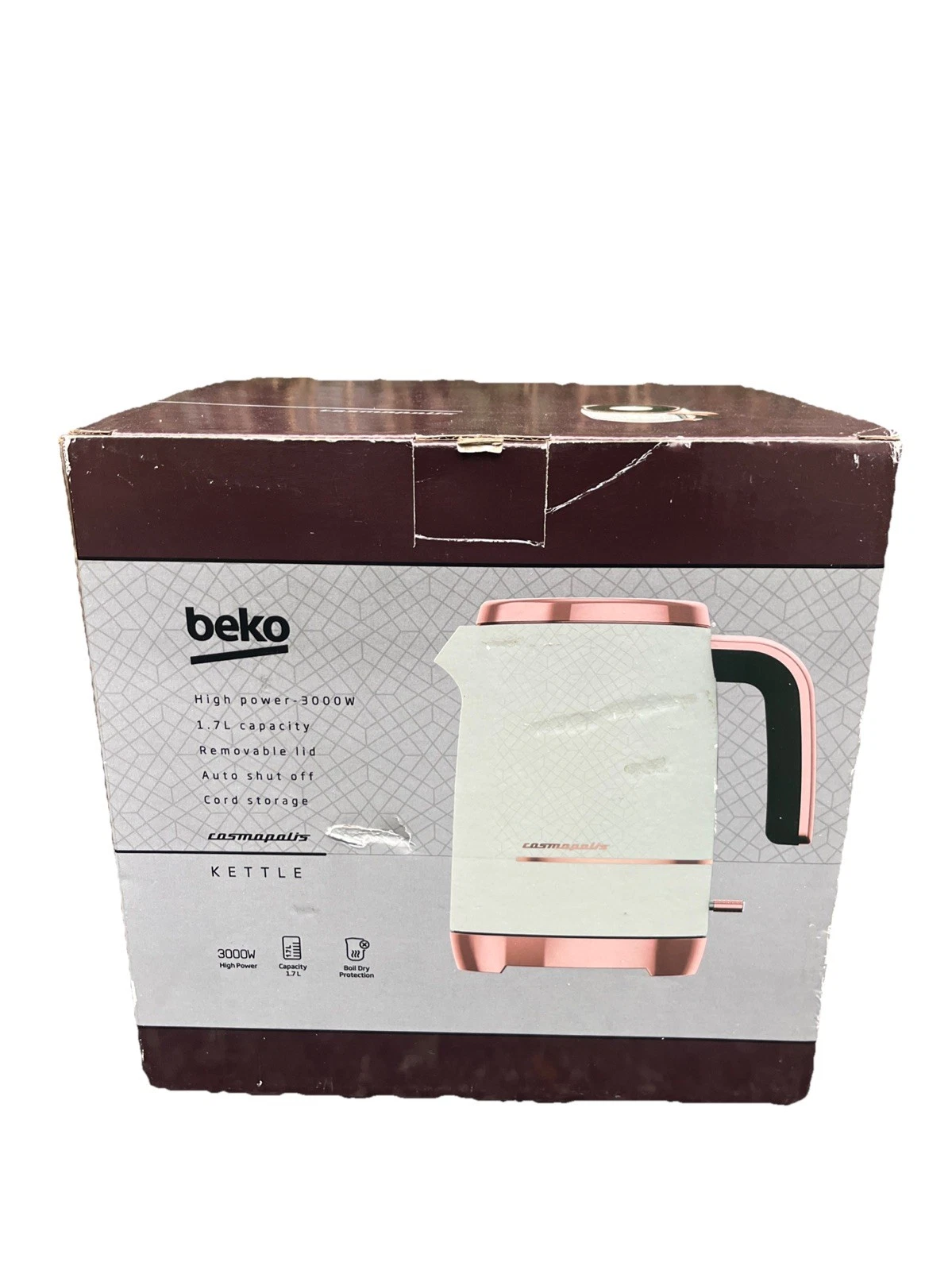 Beko Cosmopolis WKM8306 1.7L Jug Kettle White
