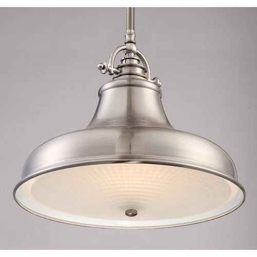 Emery - 1 Light Pendant - 11.5 Inches high-Brushed Nickel Finish    -Traditional - Picture 5 of 11