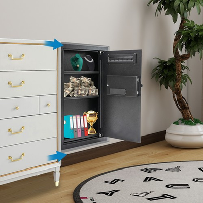 #ad 25.59quot; Tall Wall Safe Steel Wall mounted Safe w Keys Hidden Wall Safe for Home $148.75