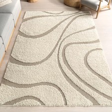  Carolyn Modern Shag Area Rug - 2' 6' x 6' Runner Shag Rug Transitional 