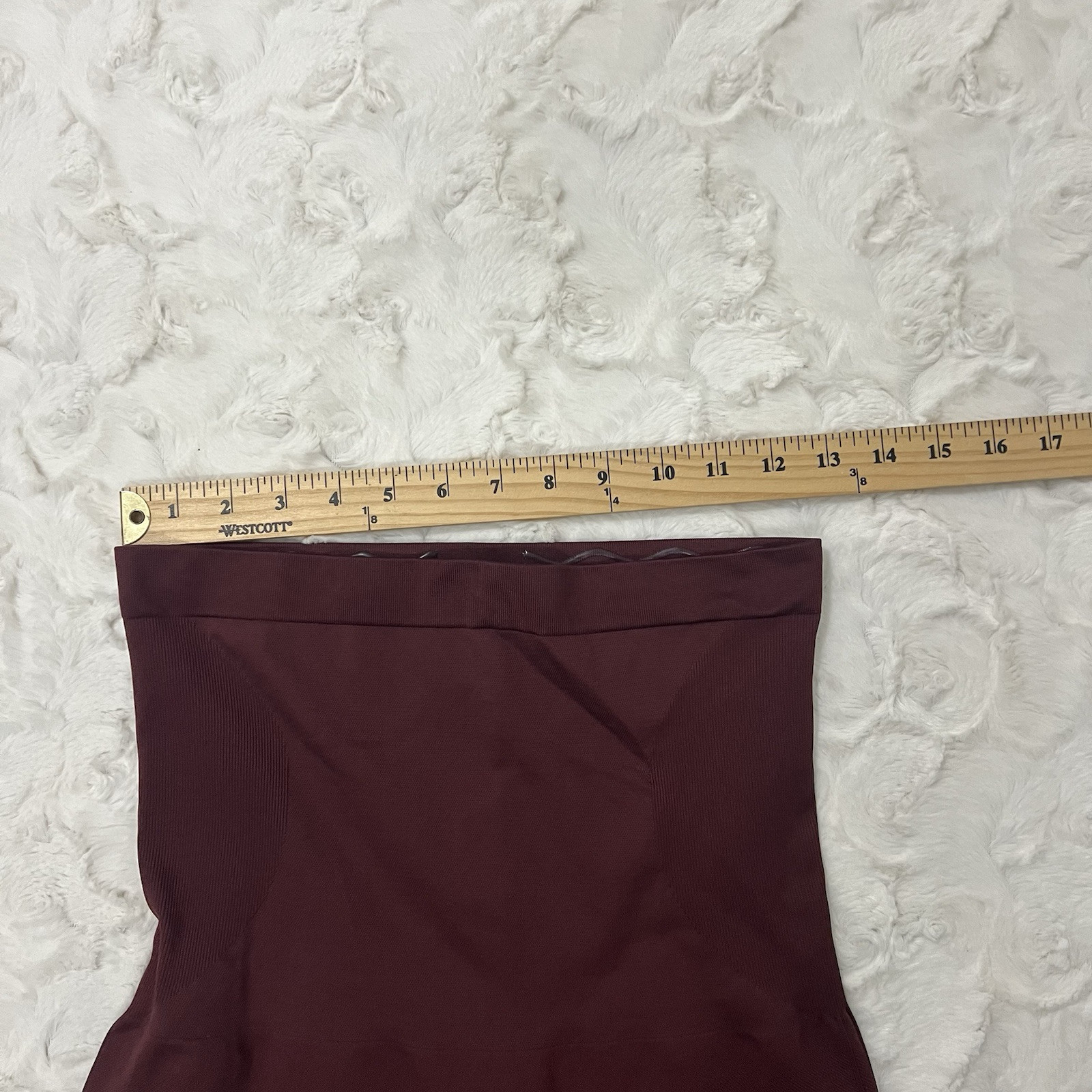 Shapermint essentials L EUC Burgundy  shapewear c… - image 5