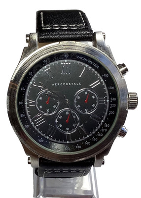 Aéropostale Mens Watch Big 47MM Multidial Quartz Analog New Battery