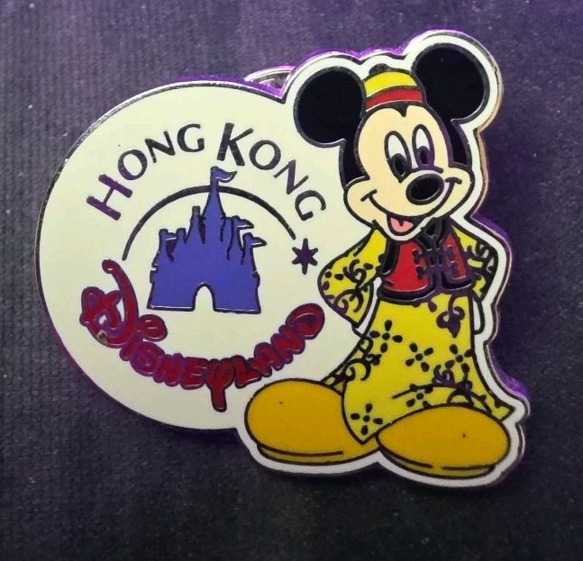 WDW Happiest Pin Celebration On Earth Hong Kong Disneyland Mickey Mouse 41192