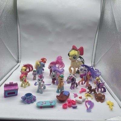My Little Pony Bundled Figure Toy Lot Of 16 Ponies Toy Lot With Accessories
