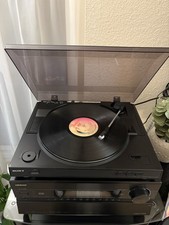 Sony PS-LX250H Auto Stereo Turntable 33  45 RPM Tested Working. Phono Preamp.