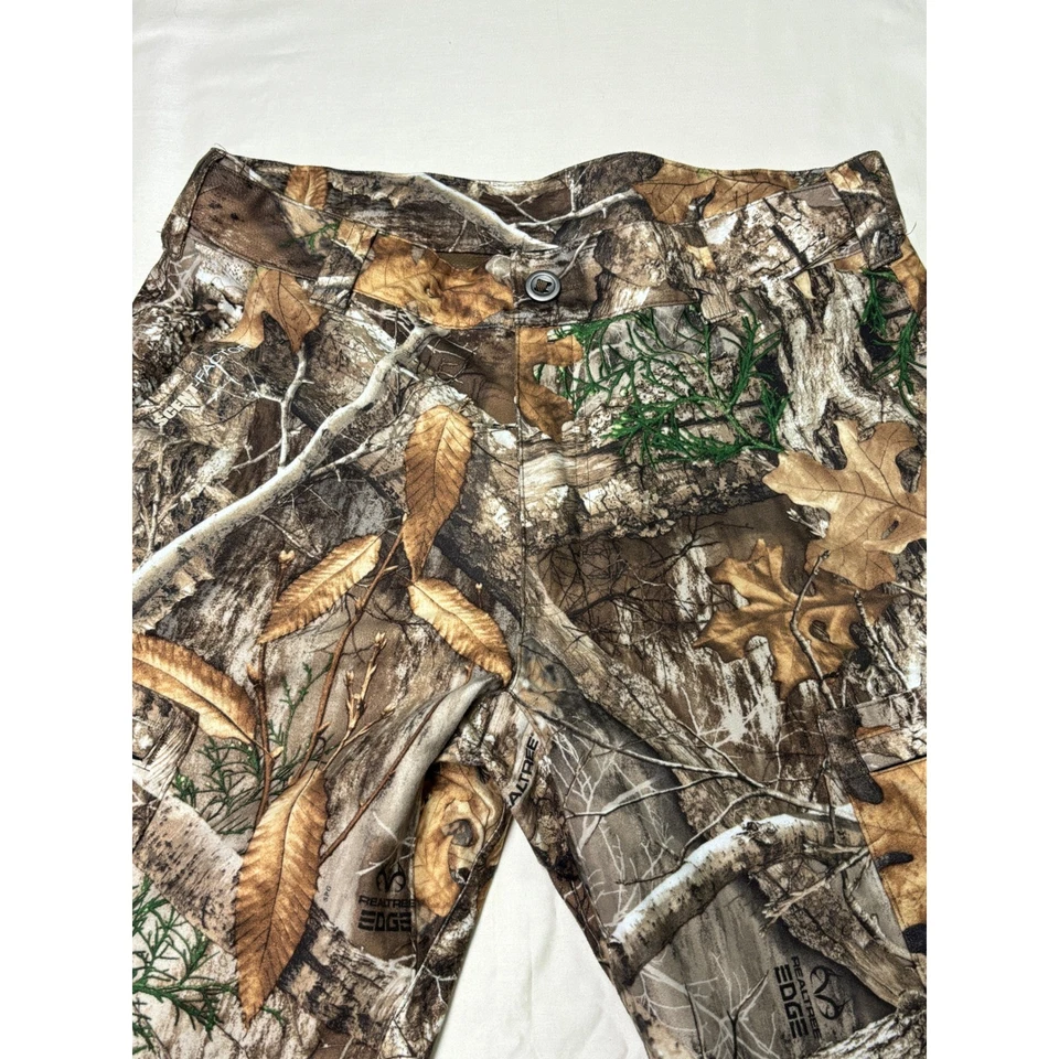 Realtree Camouflage Hunting Pants Men's M/M Bonded Fabric Outdoor Gear 36x32 - Image 3 of 4