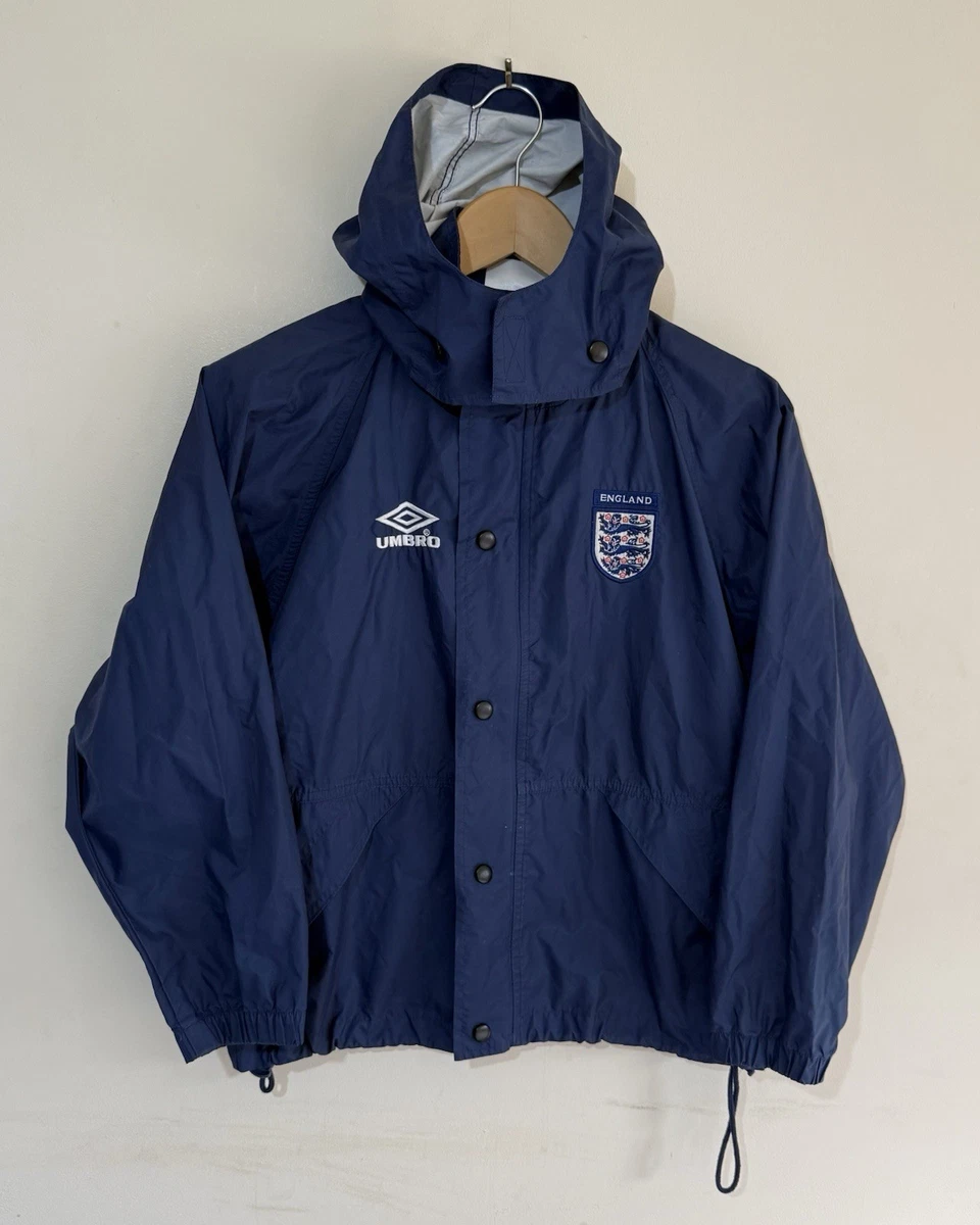 ウェア 1994-96 England Umbro Hooded Rain Jacket Umbro England Jacket in National Teams Memorabilia Football Shirts
