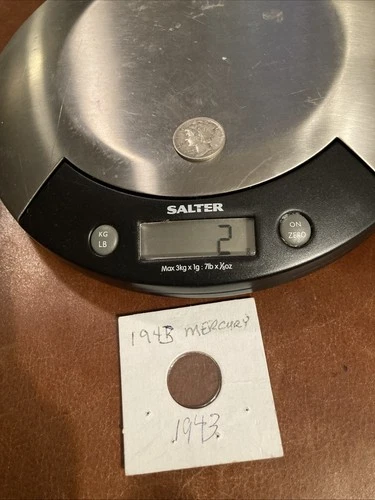 1943 Mercury Dime — photo from the most recent tracked eBay sale