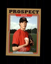 Homer Bailey 2005 Topps Update & Highlights Gold /2005 #UH91 Cincinnati Reds