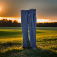 Under Armour Navy Blue Golf Trousers - UK Men's Size W=32" L=34" - 8888