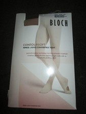 BLOCH Women's Tan Contoursoft Convertible Adaptatoe Tights L / XL T0982L NEW