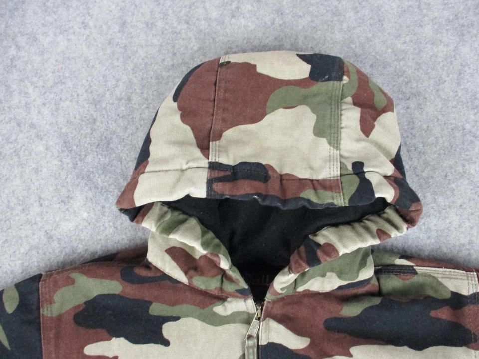 Chaqueta Walls Blizzard Pruf Juvenil Grande 12/14 Camuflaje Con Capucha Aislada Caza Foto 2 de 4