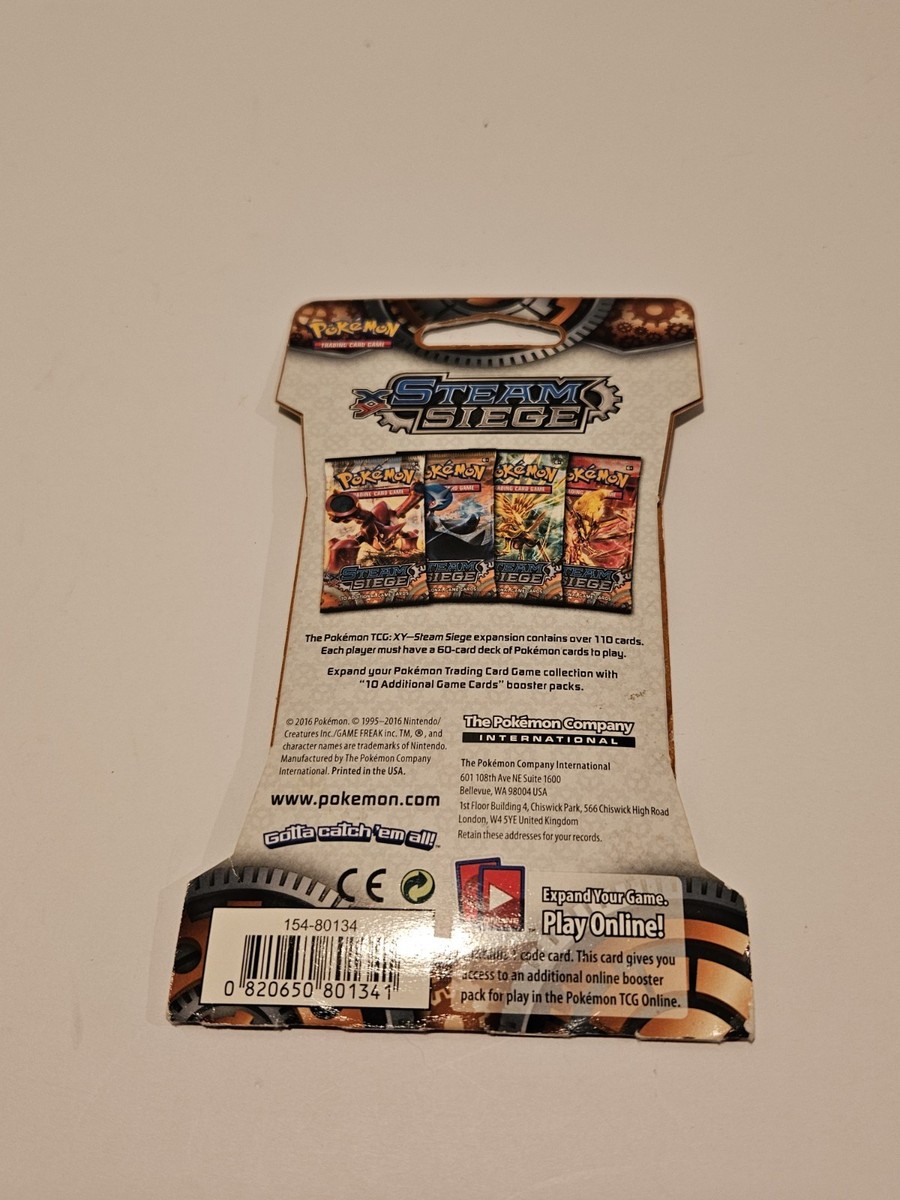 Pokémon TCG Steam siege Breakthrough Booster Pack - 110 Cards for
