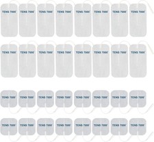 TENS 7000 Official TENS Unit Replacement Pads, 32 Pack, 16-2 X 2, 16-2 X 4