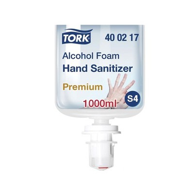 Tork 400217 1L Bottle Unscented Prem Alcohol Foam Hand Sanitizer (6/carton) New