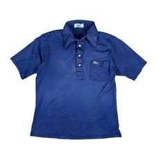 Vtg Chemise Lacoste Polo Shirt Mens S Faded Blue Short Sleeve Crocodile Logo