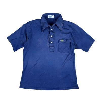 Vtg Chemise Lacoste Polo Shirt Mens S Faded Blue Short Sleeve Crocodile Logo