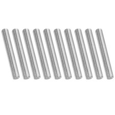10Pcs 3/8"-16 Fully Threaded Rod 3" Length 304 Stainless Steel Thread Screw