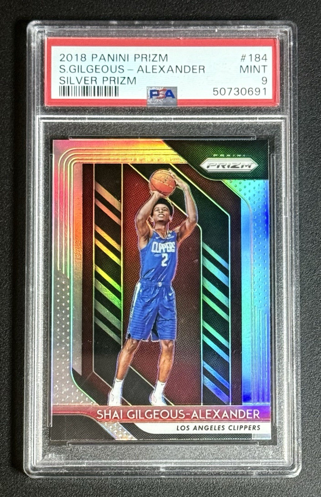 Shai Gilgeous-Alexander 2018 Prizm #184 Silver Price Guide