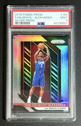 2018 Panini Prizm Shai Gilgeous-Alexander [Silver Prizm] #184 card