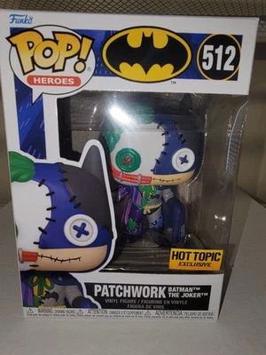Funko Pop Batman Patchwork Batman The Jokes Hot Topic Exclusive #512!